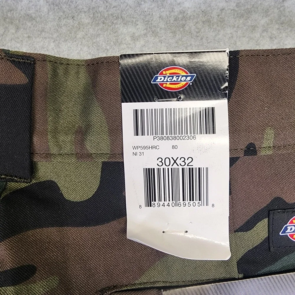 NEW Dickies Mens 30x32 Camo Cargo Work Pants FLEX Regular Fit Straight Leg - Picture 10 of 14